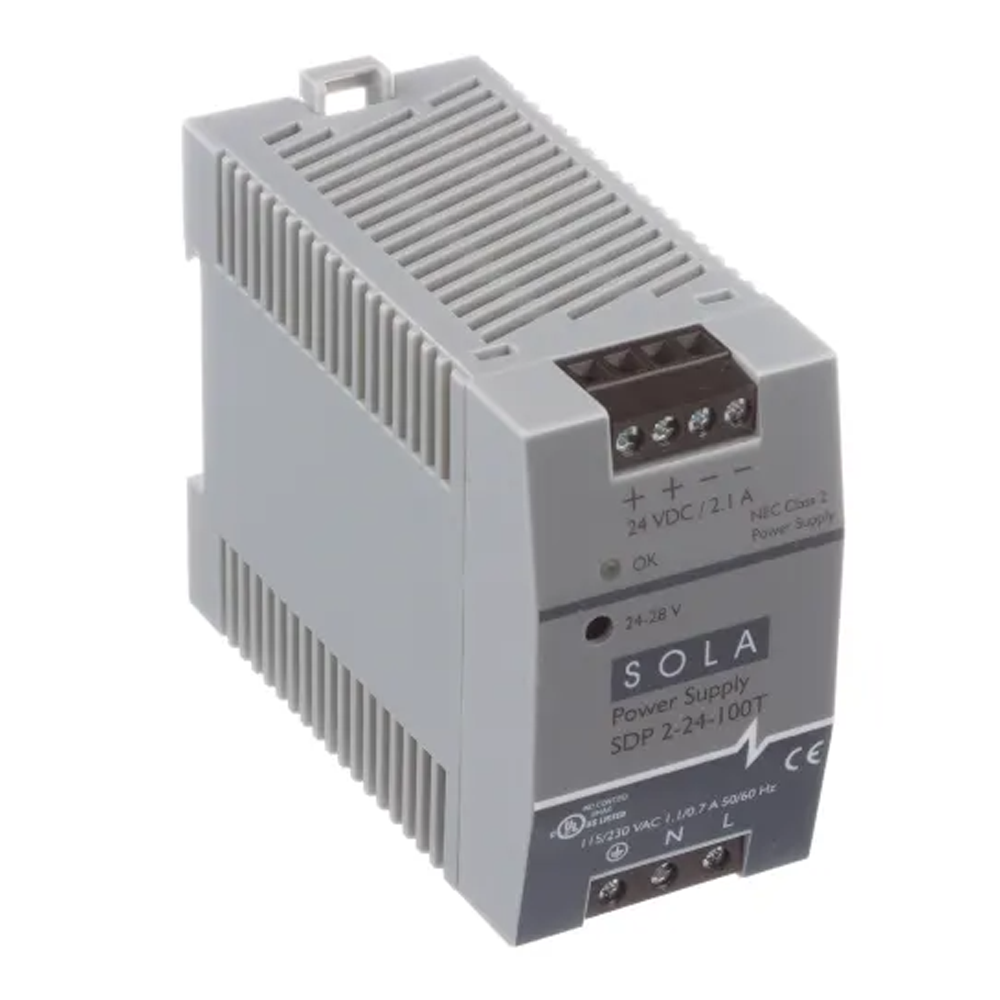 SDP224100T SOLAHD SDP LOW POWER DIN POWER SUPPLY, 50W, 24V OUTPUT, 115-230V AC/DC INPUT (SDP 2-24-100T)